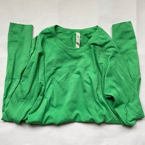Lululemon Swiftly long Sleeve Green Size 12